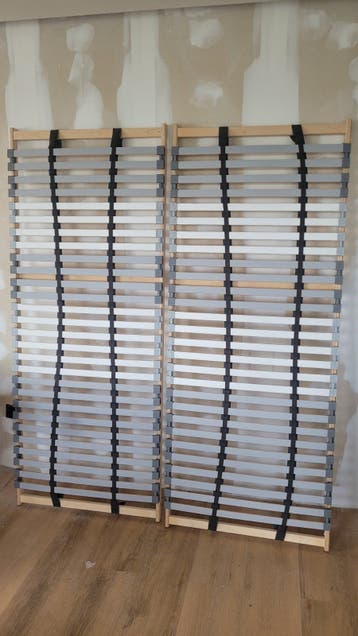 2x Lattenbodem 200x80cm (voor tweepersoonsbed 200x160cm)