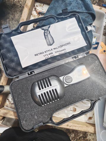 Skytronic Retro style microfoon