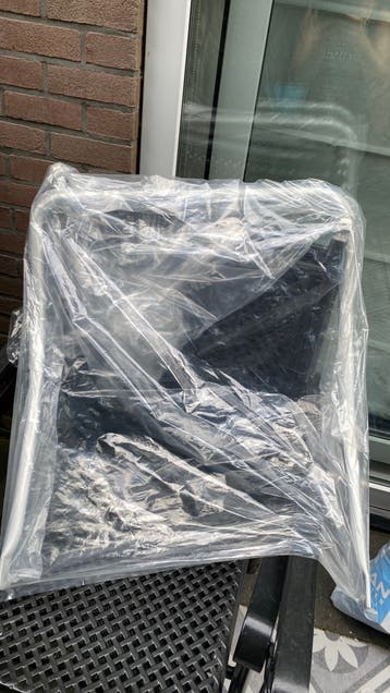 Johnny Loco bakfiets raincover support