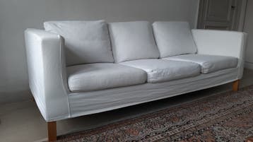 Gratis 3- zits Ikea bank, afneembare, wasbare Karlanda-hoes