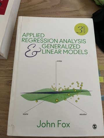 Applies regression analysis