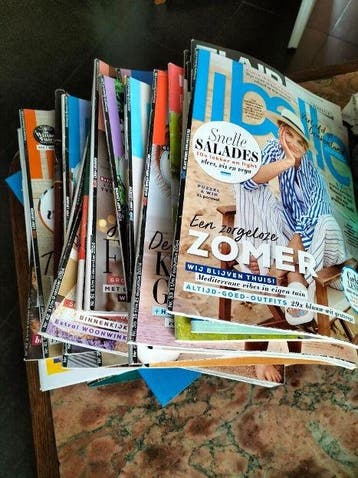 18 libelles en nog een paar tijdschriften gratis afhalen