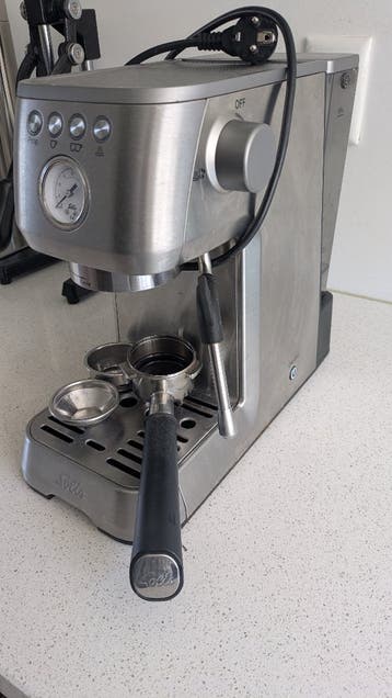 Damaged coffee machine
