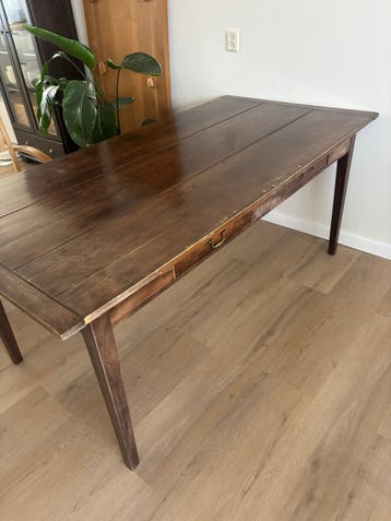 Tafel houten 180x90