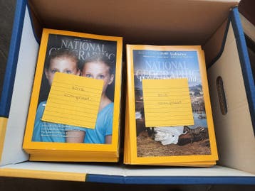 Engelstalige National Geographic jaargang 1986 tot 2023