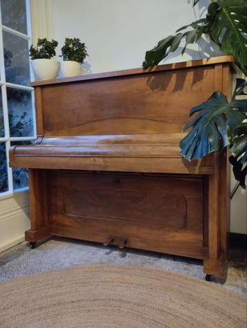 Antieke Zimmermann Piano - Leipziger Pianofortefabrik