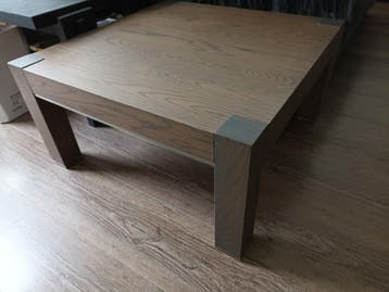 salontafel bijzettafel massief hout