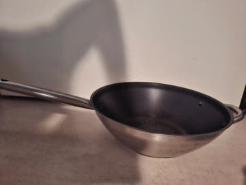 IKEA wokpan, roestvrij staal met antiaanbaklaag