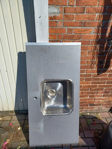 Klein aanrechtblad