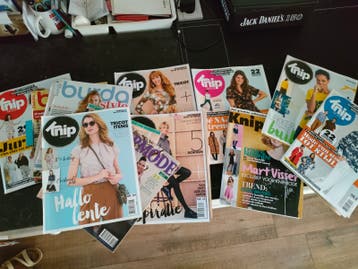 Knipmode en burda , 13 stuks 2016-2022 , gratis ophalen