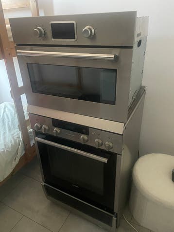 Inbouw combi-oven en vrijstaand fornuis met oven