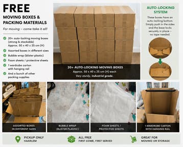 Gratis 20+ verhuisdozen & verpakkingsmateriaal | Haarlem