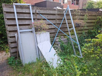 Grote houten stellingkast - Demontabel
