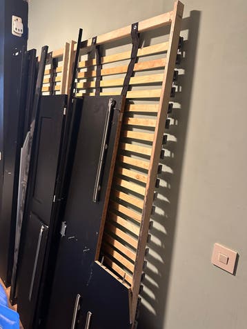 IKEA tweepersoonsbed 160x200cm met lattenbodems