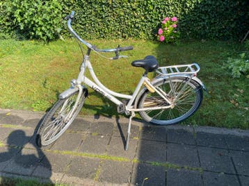 Witte opknap (kinder)fiets