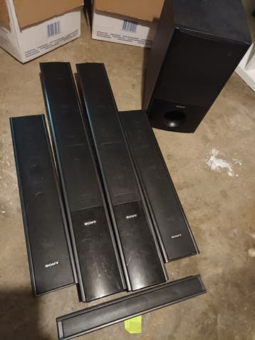Sony Surroundset met Subwoofer en 5 Speakers