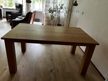eetkamertafel 160 cm donatie Kika en KWF