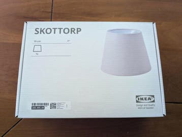 IKEA Skottorp lampenkamp 19cm, nieuw in doos