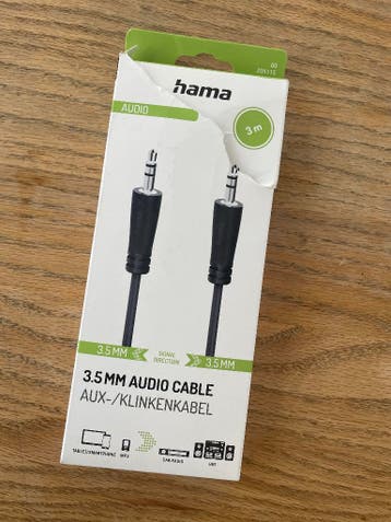 audio kabel ,  mini jack naar mini jack