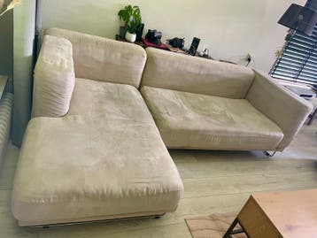 Comfortabele loungebank met chaise longue - 2.50m breed