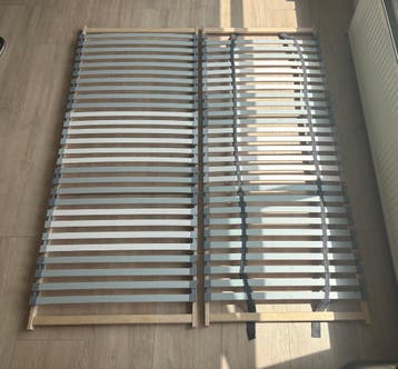 2x Lönset lattenbodem 80x200cm