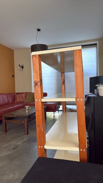 Houten Boekenkast / Open Kast - Demontabel