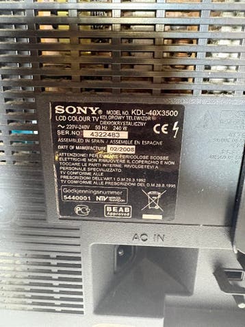 Sony Bravia LCD TV
