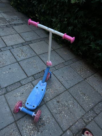 Gebruikte Kinderstep - Blauw/Roze