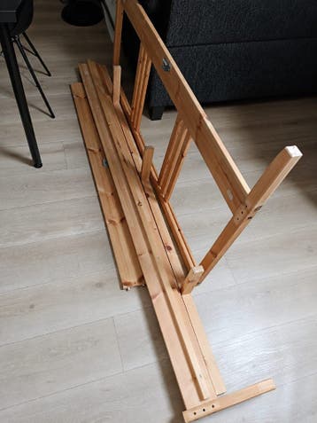 Tweepersoonsbed 140x200 IKEA Fjellse