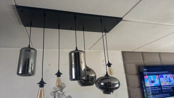 Gratis lamp voor boven eettafel