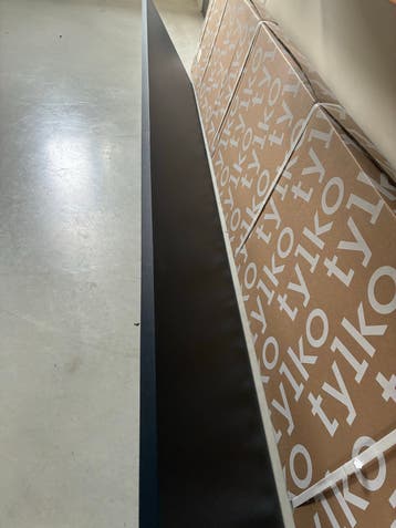 Decorplaat 210x40cm - donkerblauw - Tylko