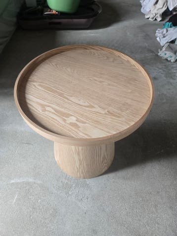 Gratis Leenbakker Bijzettafel Hout - Zo goed als nieuw