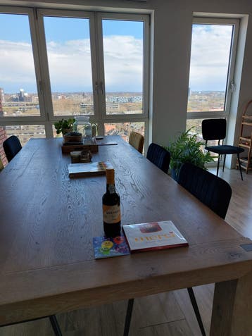 Eettafel Orderzo eikenhout grey wash 078x105x250