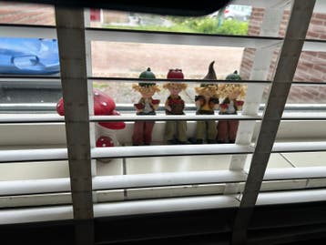 Leuke kabouter en paddenstoel decoratie set