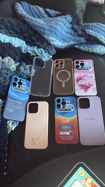 Diverse iPhone hoesjes - Guess, MagSafe, Transparant