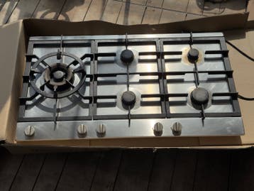ATAG Gaskookplaat 5-pits RVS - Inbouwmaat 860x490mm