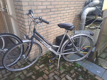 Broken adults bicycle