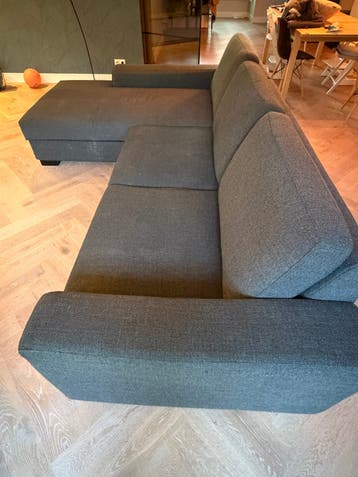 Gratis Comfortabele grijze hoekbank - Zo goed als nieuw