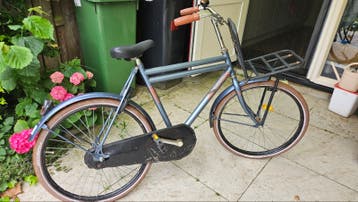 Kinderfiets 24 inch met voordrager en terugtraprem