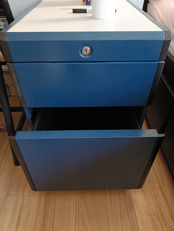 Gratis Gispen ladeblok met 2 laden - Blauw