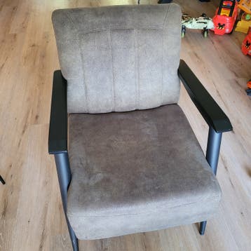 Industriële Fauteuil met defecte vering - Gratis af te halen