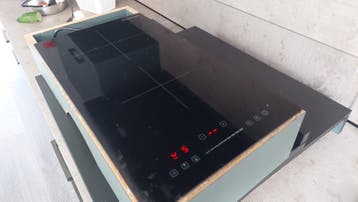 Inductiekookplaat 2 zones enkelfase 230