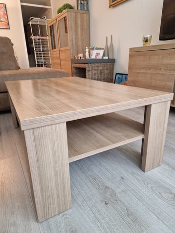 Salontafel, TV-meubel en Vitrinekast - Complete Set