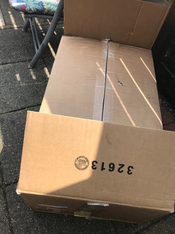 3 grote schoon dozen 100bij 40bij 40cm