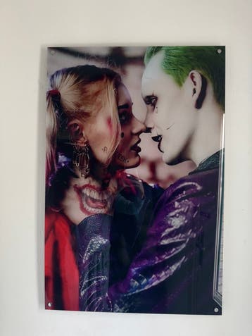Harley Queen en Joker plexiglas GRATIS
