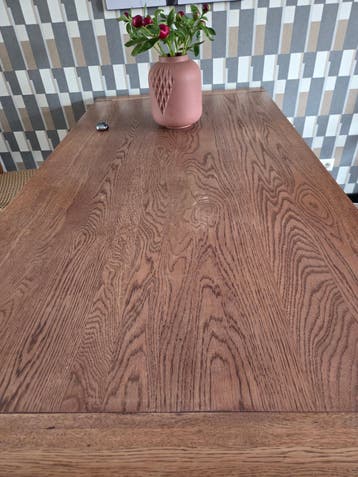 Houten eettafel 180x90 cm - Geschikt voor 6 personen