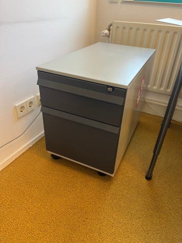 Verrijdbaar ladeblok met 2 laden