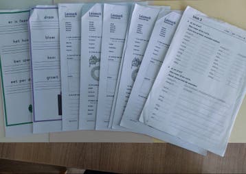 Oefenblaadjes Basisschool Groep 4 - Vakantieoefeningen