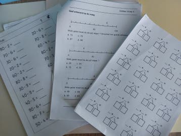Oefenblaadjes Rekenen Groep 4 - Ideaal voor vakanties
