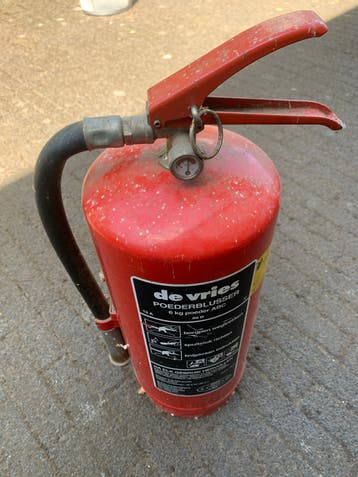 Volle De Vries Poederblusser 6 kg ABC: GRATIS